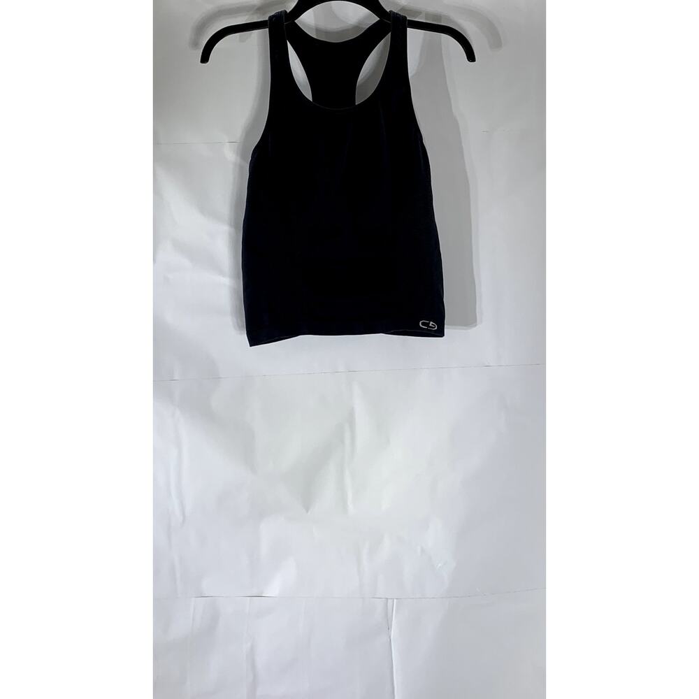 C9 CHAMPION Women's Black Solid Racerback Active Tank Top SZ S